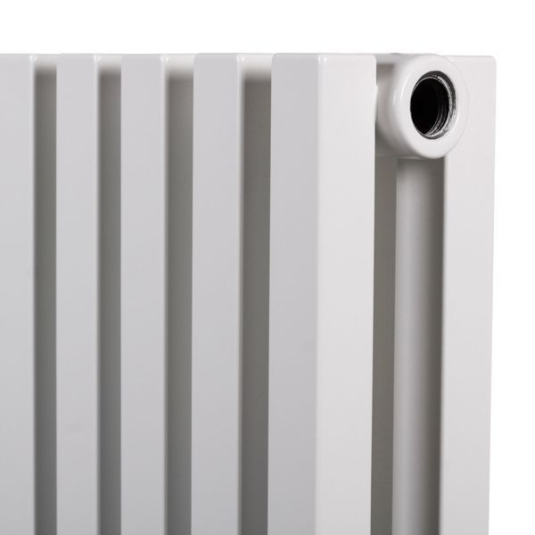 Радіатор горизонтальний Betatherm Quantum 500мм/845мм (Білий) BQ 2050/21 9016M 88 фото