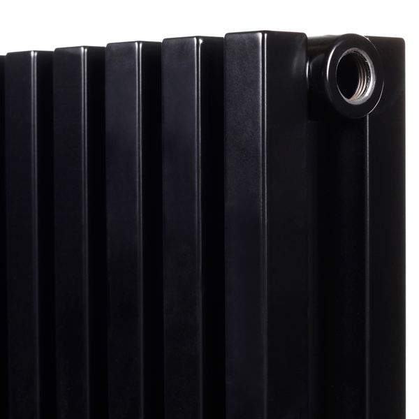 Радиатор горизонтальный Betatherm Quantum 500мм/1005мм (Черный) BQ 2050/25 9005M 88 фото