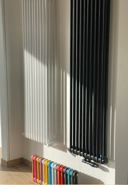 Радиатор вертикальный Instal Project Tubus 2 1800/394 (Белый) TUB2-180/8-D50-C34 фото