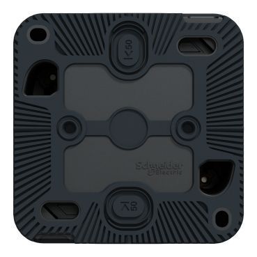 Переключатель 2-клавишный Mureva Styl, IP55, Черный, Schneider Electric MUR35022 MUR35022 фото