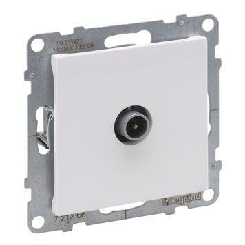 SUNO Розетка TV кінцева 10dB, колір Білий 721166 фото