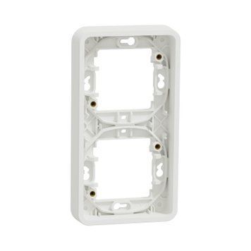Рамка для внутрішнього монтажу 2-постова верт. Mureva Styl, IP55,Білий, Schneider Electric MUR39151 MUR39151 фото