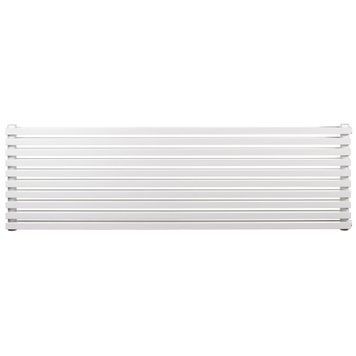 Радиатор горизонтальный Betatherm Quantum 405мм/1000мм (Белый) BQH 2100/10 9016M 34 фото