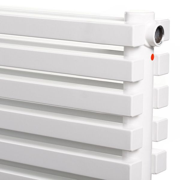 Радіатор горизонтальний Betatherm Quantum 285мм/2000мм (Білий) BQH 2200/07 9016M 34 фото