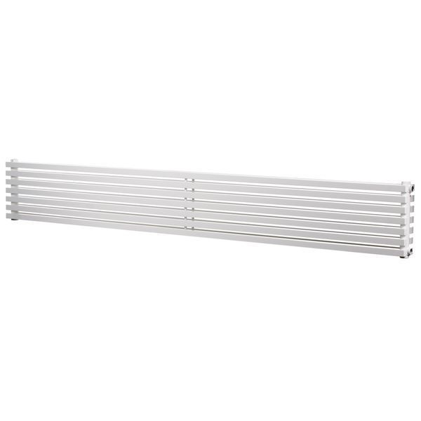 Радіатор горизонтальний Betatherm Quantum 285мм/2000мм (Білий) BQH 2200/07 9016M 34 фото