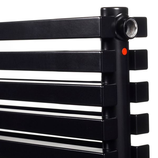 Радіатор горизонтальний Betatherm Quantum 285мм/2000мм (Чорний) BQH 2200/07 9005M 34 фото