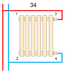 Радіатор горизонтальний Betatherm Quantum 285мм/1600мм (Білий) BQH 2160/07 9016M 34 фото 4